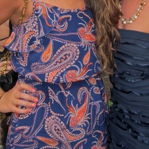 Hy + Dot Paisley 100% Silk Dress